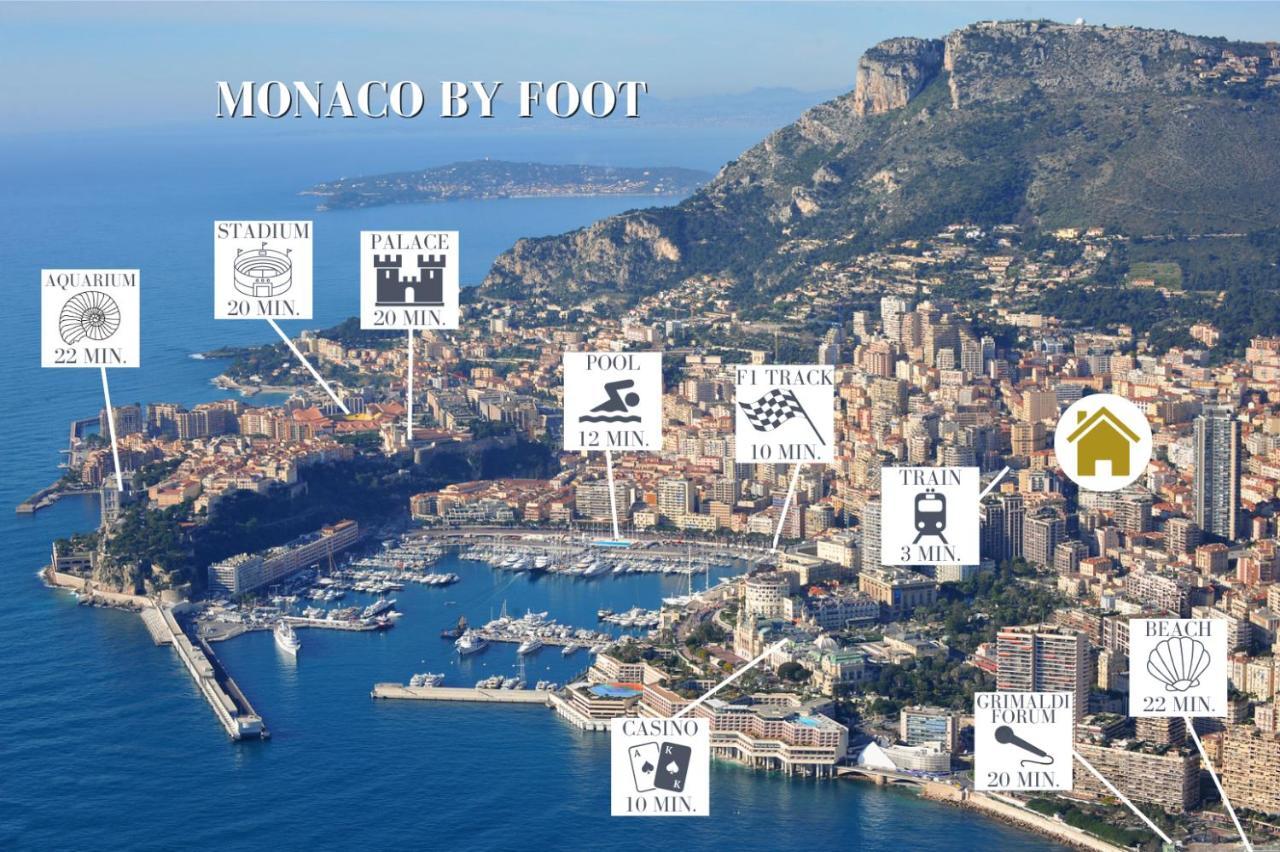 Monaco - Beautiful Apartment 6-8 People بوزولي المظهر الخارجي الصورة